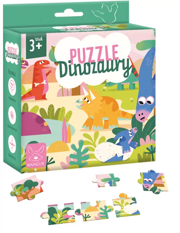 Puzzle Dinozaury 3+ - tantis.pl