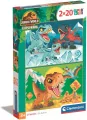 Clementoni. Puzzle 2x20. Super Kolor. Jurassic World - tantis.pl