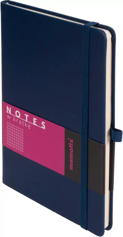 Notes Memofix A5 kratka granatowy - tantis.pl