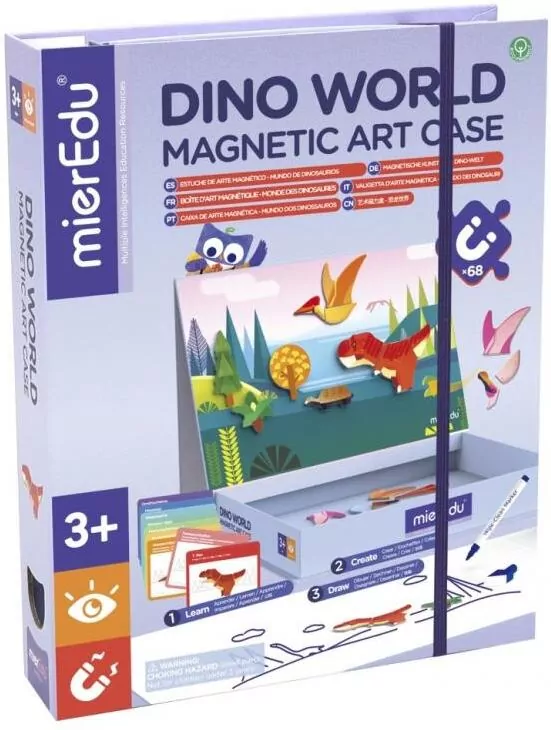 Puzzle magnetyczne Art Case - Świat dinozaurów - tantis.pl