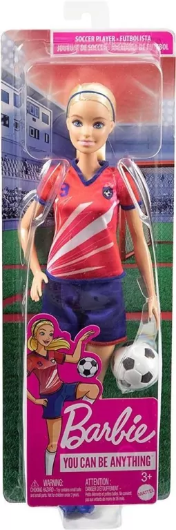 Lalka Barbie. Piłkarka - tantis.pl