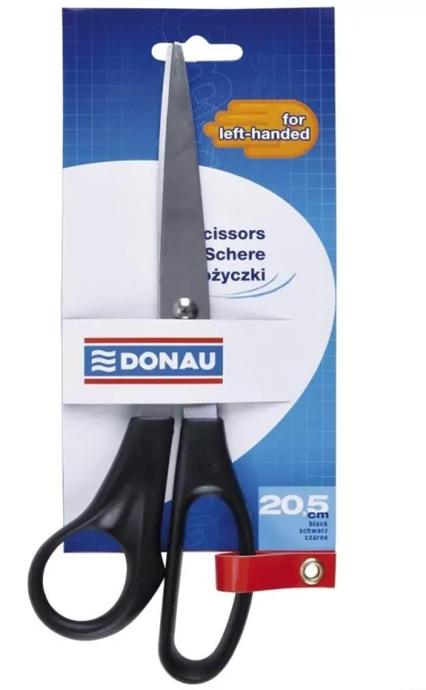 Nożyczki biurowe Donau 20,5cm dla leworęcznych 7920101pl-01 - tantis.pl
