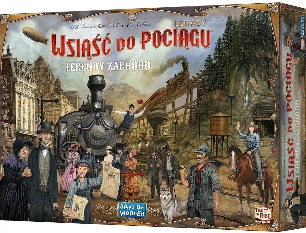 Wsiąść do Pociągu: Legacy. Legendy Zachodu - tantis.pl