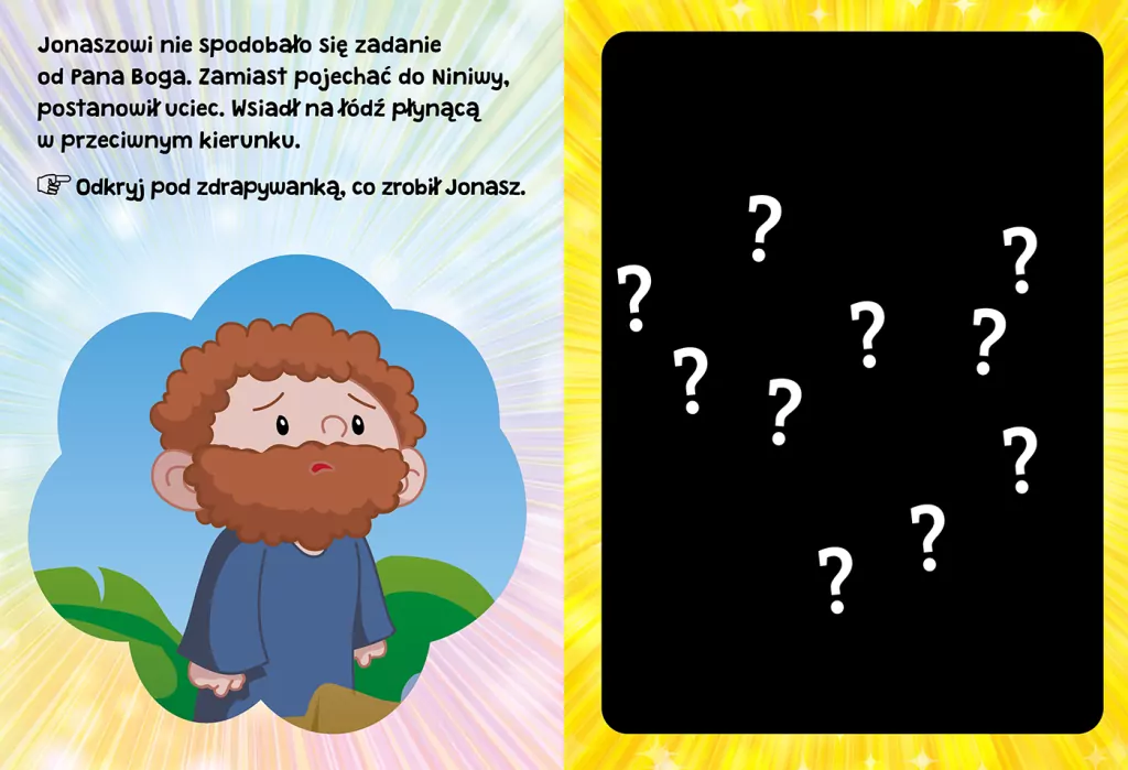 Biblijna zdrapywanka. Jonasz i wielka ryba - tantis.pl
