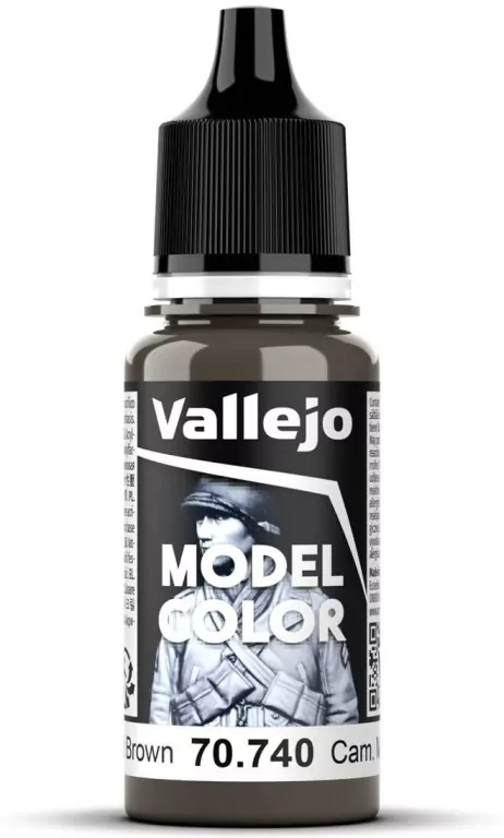 Vallejo: 70.740 - Model Color - Camouflage Middle Brown (18 ml) - tantis.pl