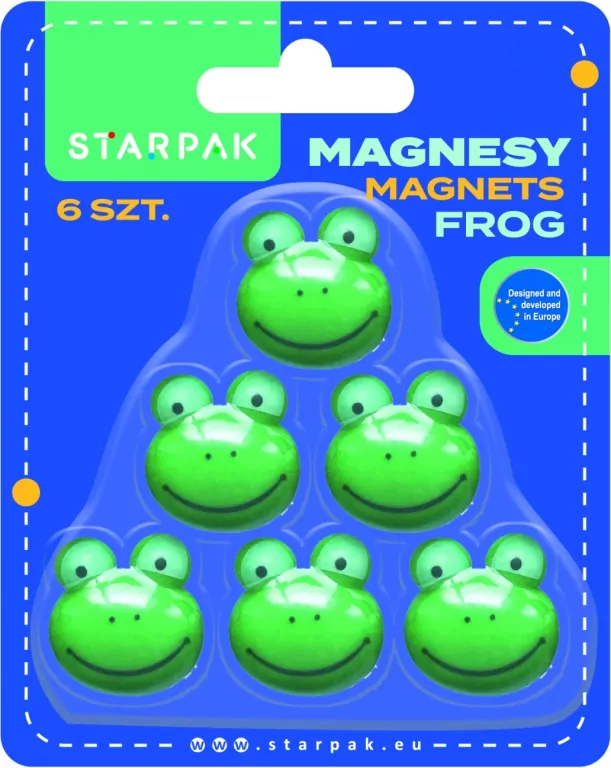 Magnesy. Żabki 6 sztuk - tantis.pl