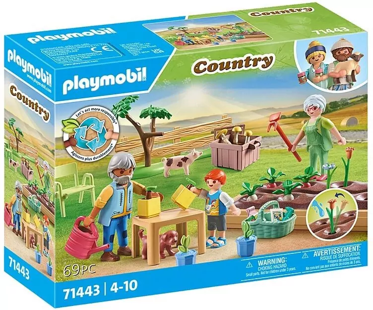 Ogródek warzywny u dziadków. Country 71443 - tantis.pl