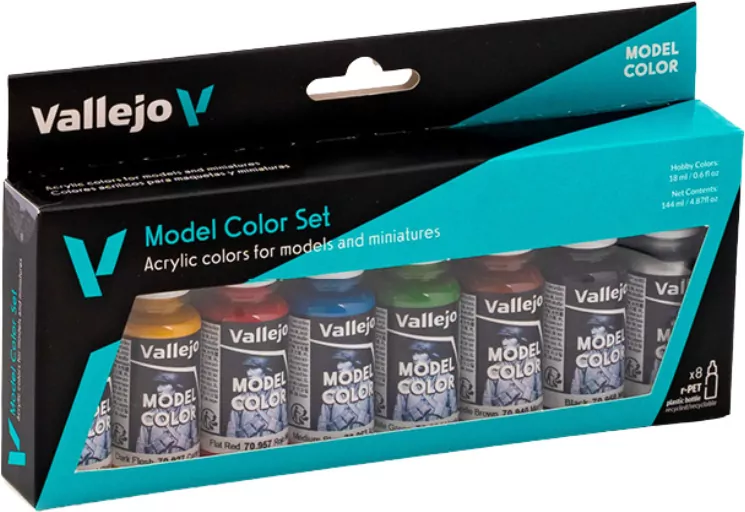 Vallejo: 70.260 - Model Color Set - Wargames Basics (8 x 18 ml) - tantis.pl