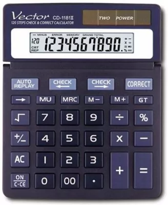 Kalkulator Vector KAV CD-1181II