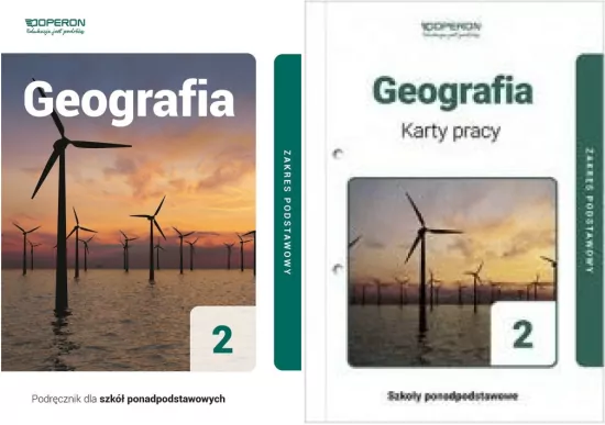 Pakiet: Geografia 2. Podręcznik / Karty pracy. Zakres podstawowy. Szkoły ponadpodstawowe