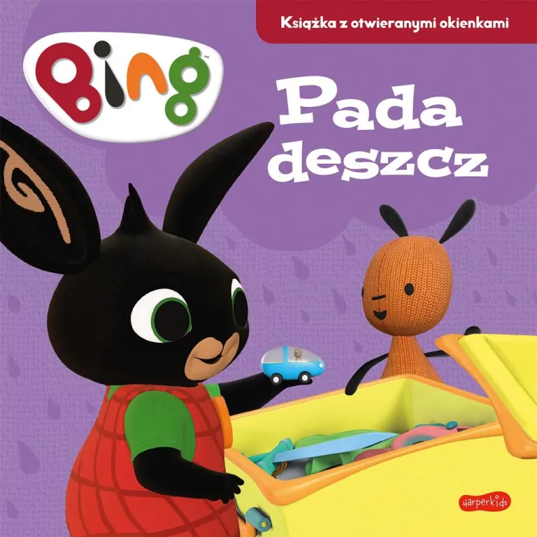 Bing. Pada deszcz. Książka z otwieranymi okienkami - tantis.pl