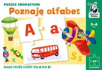 Kapitan nauka. Puzzle edukacyjne. Alfabet 3-6 lat