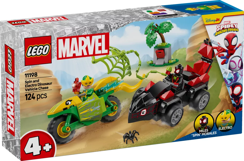 LEGO® Pościg Spina za Electro w dinopojeździe 11198 - tantis.pl