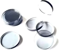 Żetony puste akryl zielone