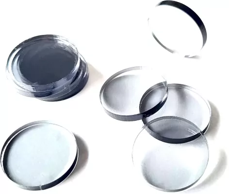 Żetony puste akryl zielone