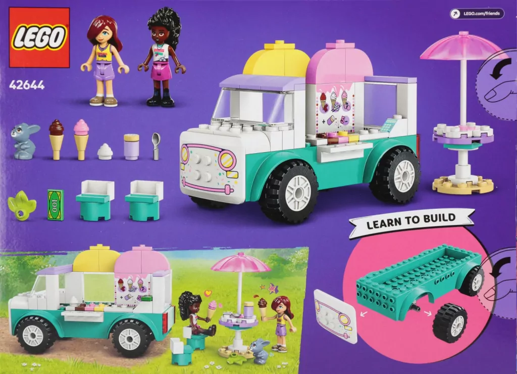 LEGO® Furgonetka z lodami w mieście Heartlake 42644 - tantis.pl