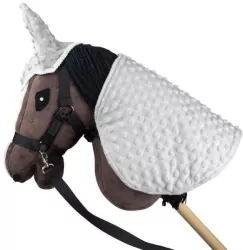 Derka i nauszniki Skippi szare