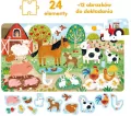 CzuCzu. Wesołe puzzle. Wieś 24 el. - tantis.pl
