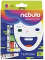 Farby tempera w tubie 6 kolorów NEBULO - tantis.pl