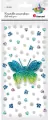 Kryształki samoprzylepne motyl 3D 75x60mm 82szt - tantis.pl
