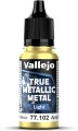 Vallejo: 77.102 - True Metallic Metal - Light - Radiant Yellow (18 ml) - tantis.pl