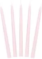 Świeca stożkowa matowa j. różowy 24cm - tantis.pl