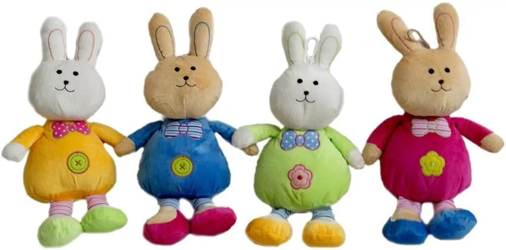 Zajączek baby 25cm MIX - tantis.pl
