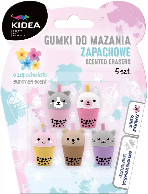 Gumki do mazania zapachowe Shake KIDEA - tantis.pl