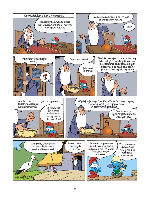 Smerfy i fioletowa fasola. Smerfy. Tom 35 - tantis.pl