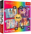 Trefl. Puzzle 4w1. Modne laleczki - tantis.pl