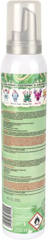Tubi Pianka - Zielony Edek 200 ml - tantis.pl