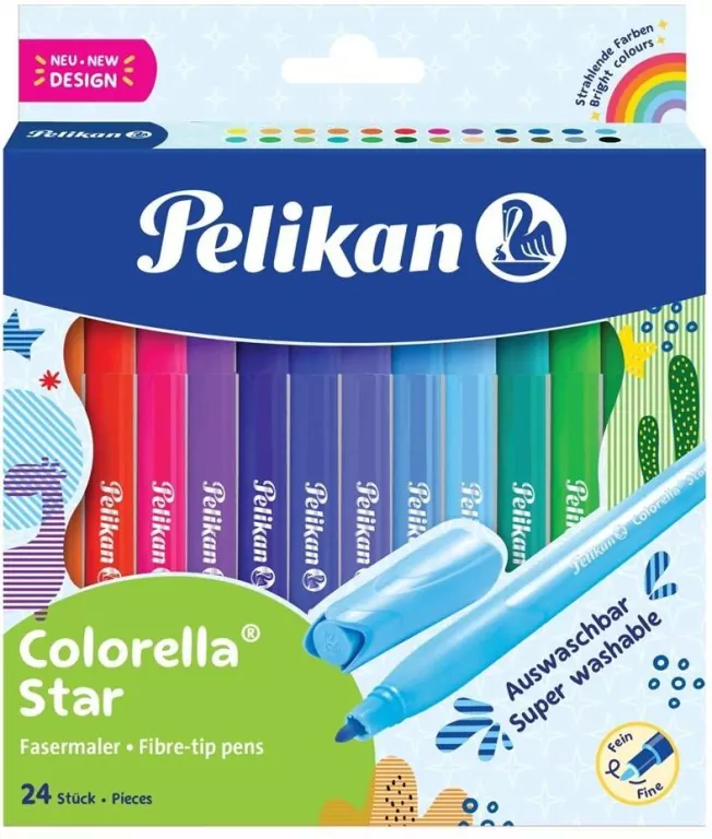 Pelikan. Flamastry Colorella, 24 kolory - tantis.pl