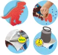 Dinozaur T-REX. Koralikowe prasowanki. - tantis.pl