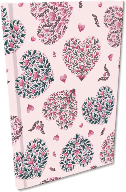 Notes A5 kratka Soft Touch Serca - tantis.pl