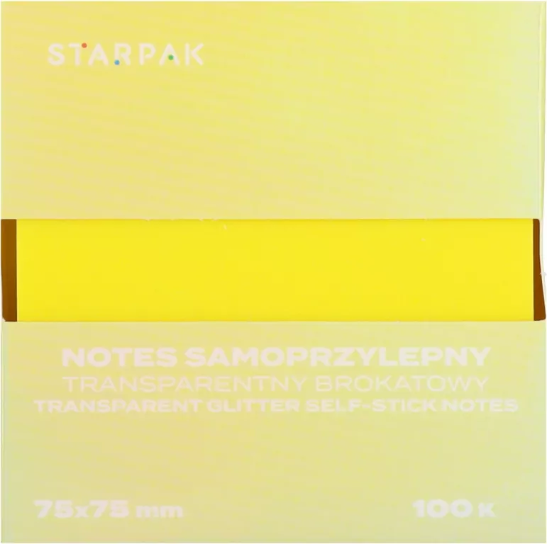 NOTES SPRZYL 75X75/100K TRANSP BROKZOL STK12/360 - tantis.pl