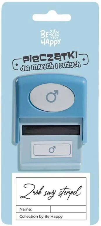 Pieczątka z napisem - Znak męski - tantis.pl