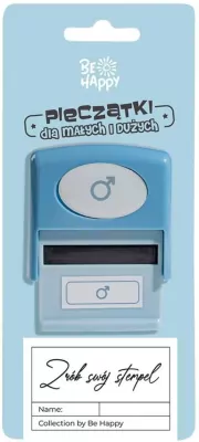 Pieczątka z napisem - Znak męski