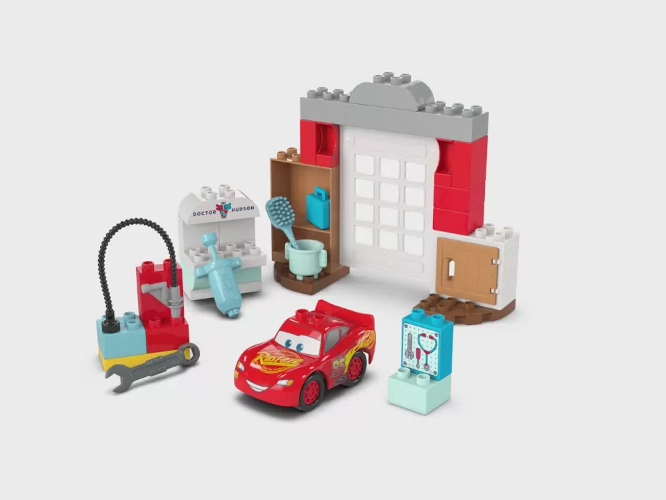LEGO® Duplo. Wizyta McQueena w warsztacie Wójta 10456 - tantis.pl