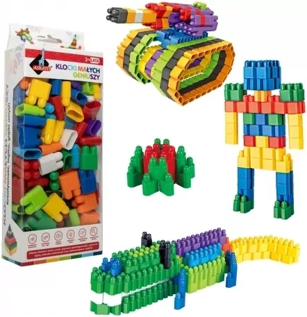 Klocki małych geniuszy. Cegiełki - tantis.pl