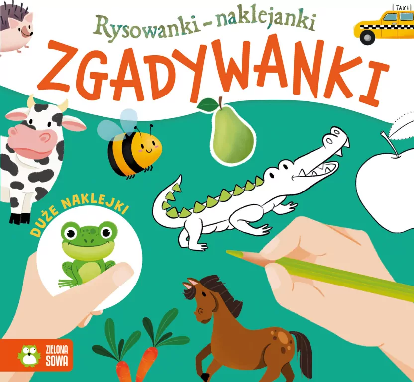 Rysowanki-naklejanki. Zgadywanki - tantis.pl