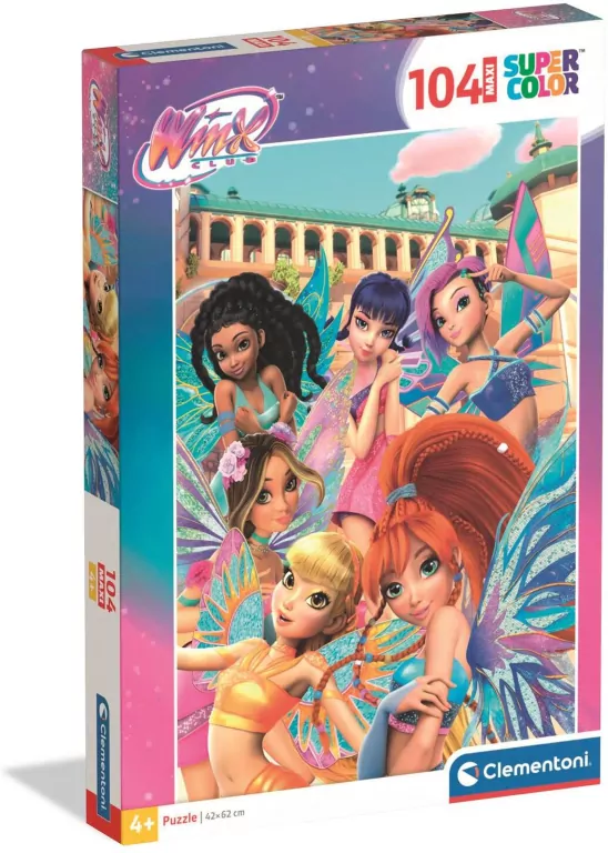 Puzzle 104 Maxi Super Kolor Winx - tantis.pl