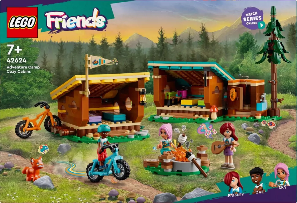 LEGO® Friends. Przytulne domki na letnim obozie. 42624 - tantis.pl