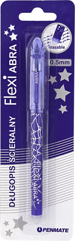Długopis ścieralny Flexi Abra, niebieski - tantis.pl