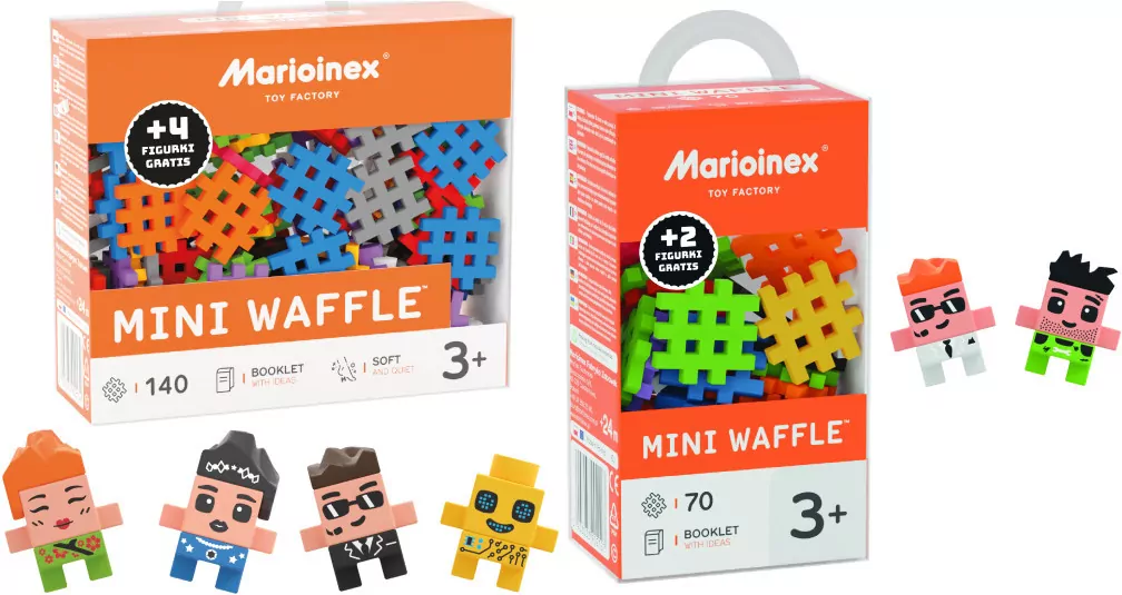 Mini Waffle Marioinex 140/Mini Waffle Marioinex 70+aż 6 figurek - tantis.pl