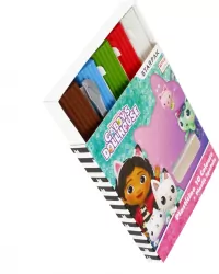 Plastelina 10 kolorów falista ze szpatułką Gabby