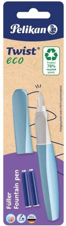 Pelikan. Pióro wieczne Twist Eco M + 2 naboje - tantis.pl