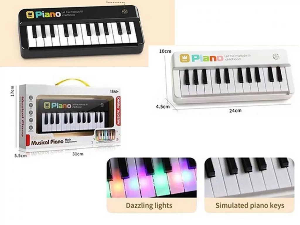 Muzyczny keyboard światło dźwięk MIX - tantis.pl