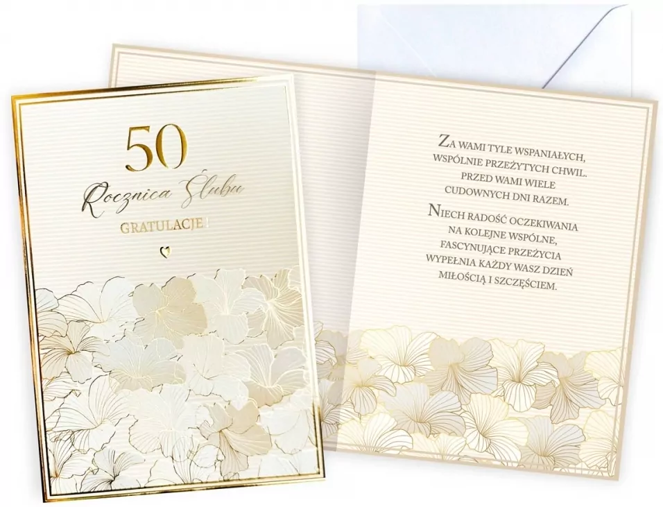 Karnet Rocznica ślubu - tantis.pl