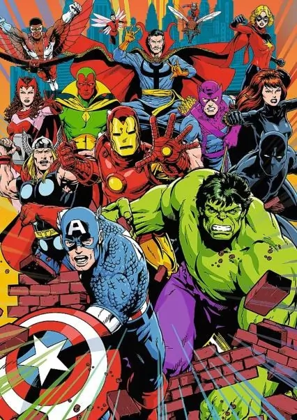 Puzzle 1000 Marvel Heroes TREFL - tantis.pl