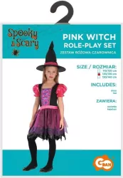 Strój dla dzieci Różowa Czarownica rozm. 120/130cm